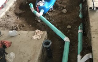 burying drainage system