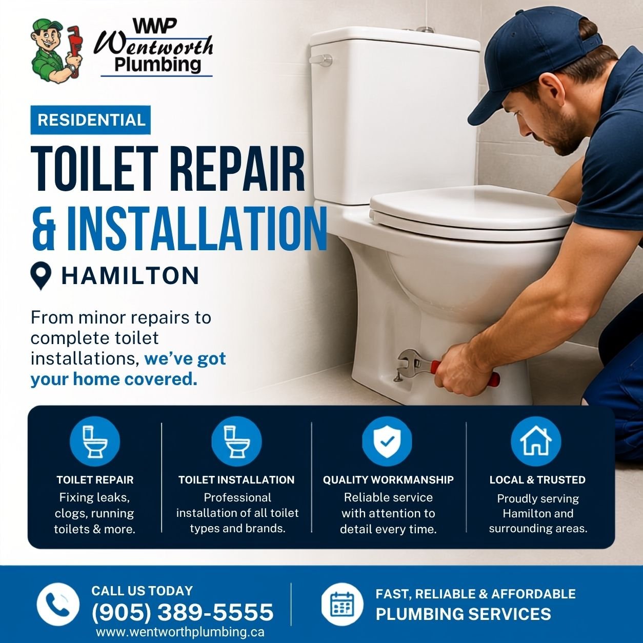 toilet repair and installation residential expert